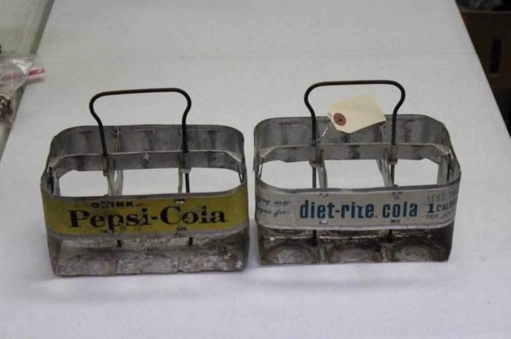Lot of 2 Rare Soda Carriers