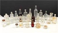 Large Antique and Vintage Glass Bottle Lot