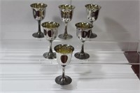 Set of 6 Sterling Cup