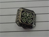 STERLING 4 H PIN