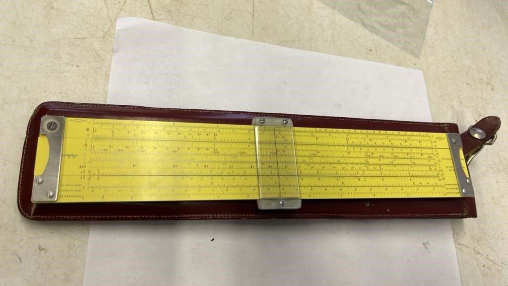 Vintage slide ruler