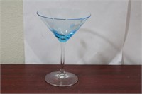 A Well Made Blue Champagne Goblet