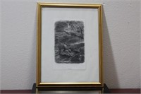 A Framed Etching