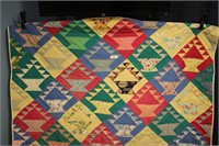 HAND STITCHED FULL SIZE QUILT