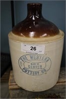 WESTERN POTTERY CO. MADE IN DENVER WHISKEY JUG