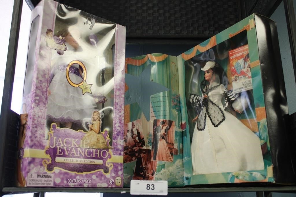 GONE WITH THE WIND BARBIE & JACKIE EVANCHO DOLLS