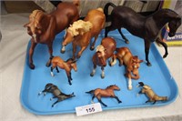 9PC COLLECTION BREYER HORSES