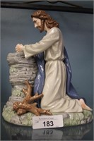 12 INCH PORCELAIN JESUS AT ALTAR