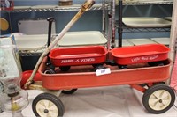 3PC COLLECTION OF LITTLE RED WAGONS