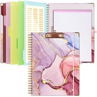 Clipboard Folio with refillable Lined Notepad for