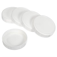 PATIKIL 3-1/2" Wide Mouth Plastic Mason Jar lids