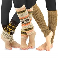 TeeHee Knee Leg Warmers, Extra Long Thigh High