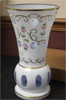 A Bohemian Glass Vase