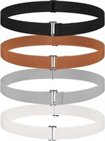 LADIES INVISIBLE STRECH BELTS SET OF 4