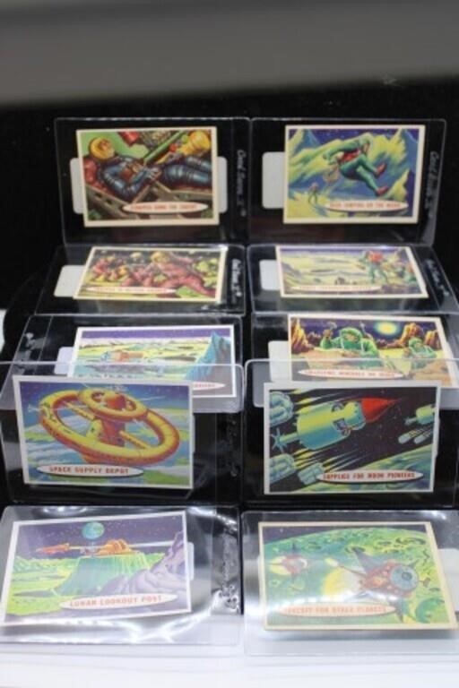 (10) 1957 Topps Space Cards