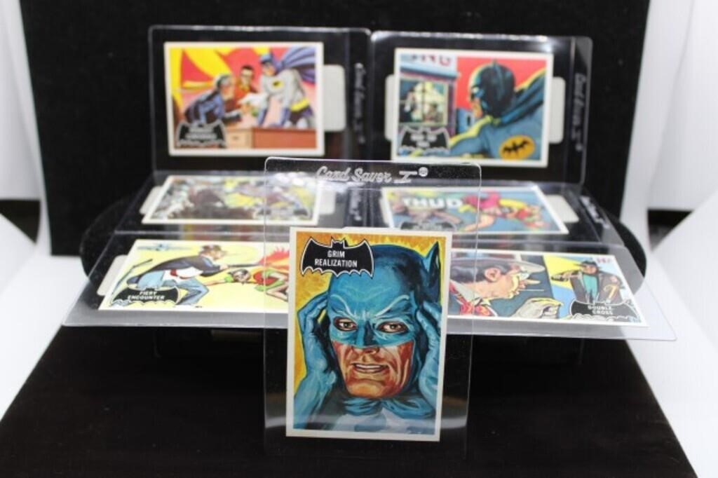 (7) 1966 Topps Batman Cards