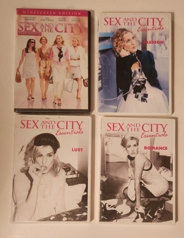 DVD SEX AND THE CITY LOT OF 4