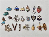 Variety of Sterling Charms