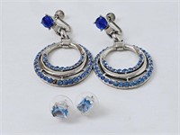 Aquamarine Gem Stone Earrings