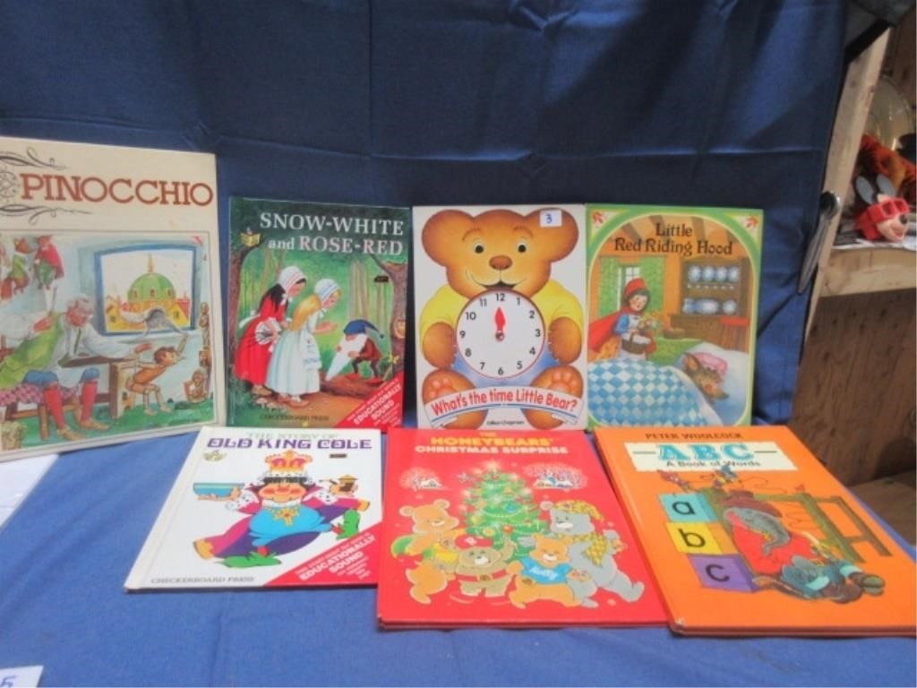 Vintage kids books, pinocchio and more