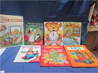Vintage kids books, pinocchio and more