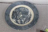 A Currier and Ives Old Griest Mill Plate