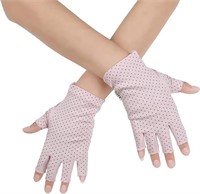 JISEN OSFM Women's Thin Fingerless Gloves