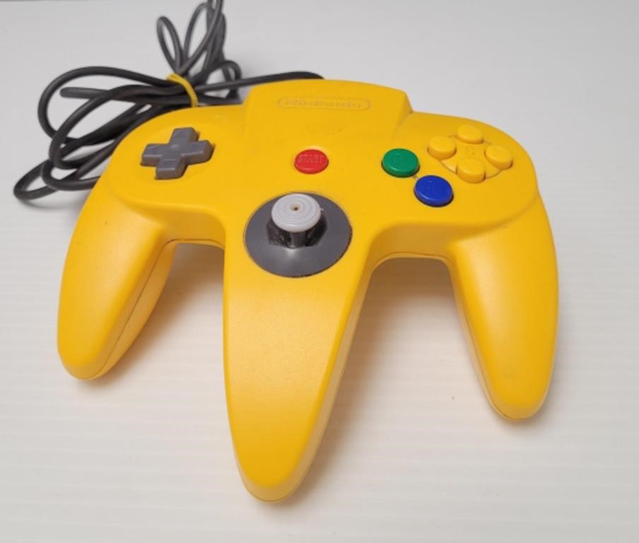 Nintendo N64 Yellow Controller