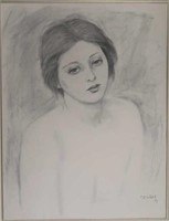 Gosgraove, ANNE Lithograph 1957 Signed in Plate