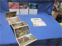postcards and calenders
