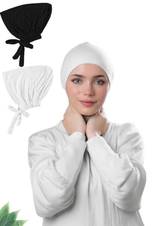 2Pack Women's OSFM Under Scarf Hijab Cap