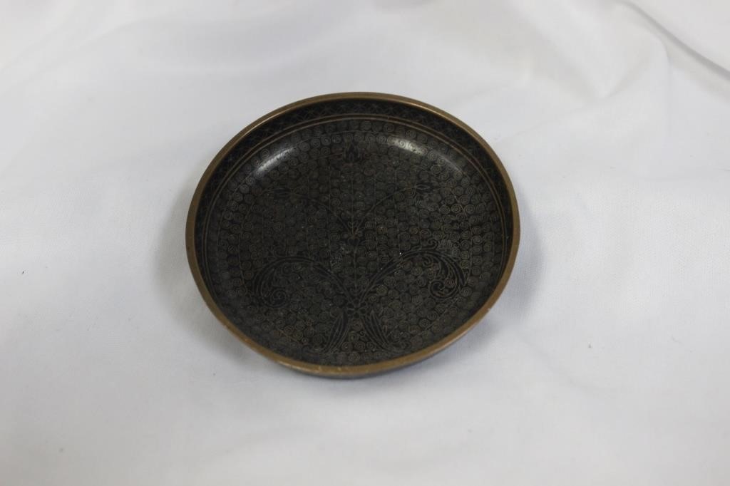 A Chinese Cloisonne Dish