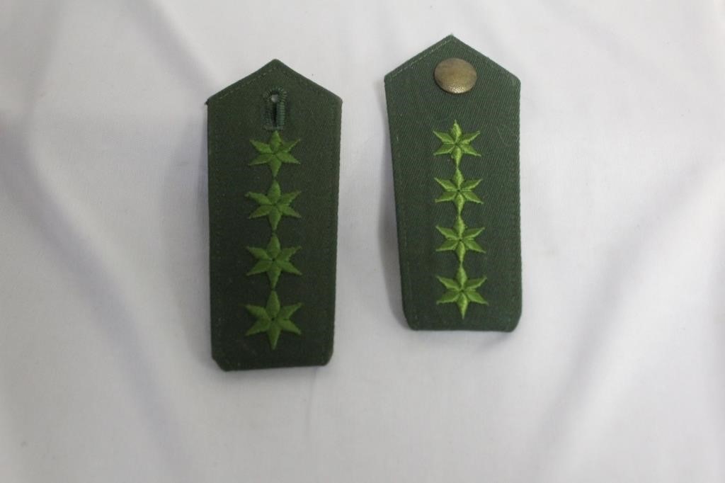 A Pair of Shoulder Rank Patch