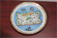 A Pennsylvania Souvenir Plate