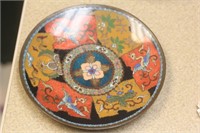 Japanese Ginbari Cloisonne Plate