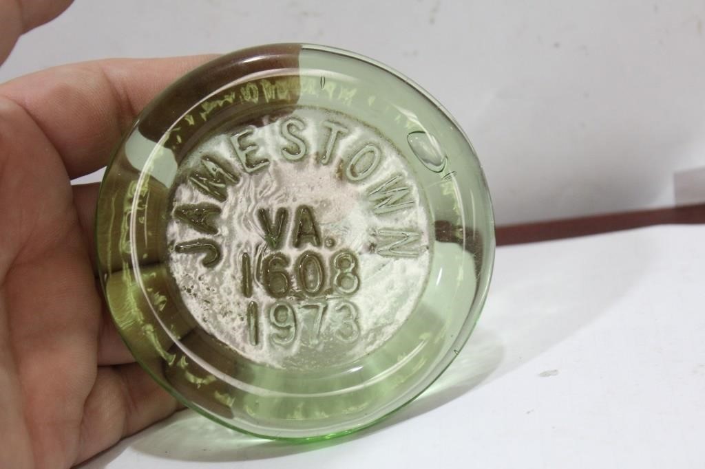 A Glass James Town Disc