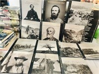 13 Hard back books Voices of the Civil War