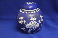 A Chinese Blue And White Ginger Jar