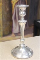 Single Large Weighted Sterling Candle Stick