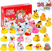QUUREN 24pcs Duck Christmas Advent Calendar