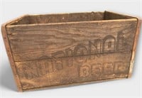 National Beer Wooden Shipping Crate