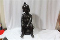 A Chinese Bronze Child