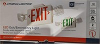 Exit Sign With Spot Lights