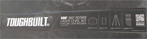 Toughbuilt 500' 360° Rotary Laser Level Kit