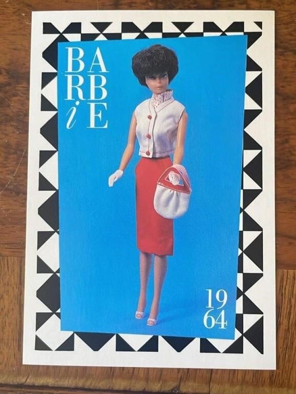 1990 Collectors Original 1964 Barbie trading card