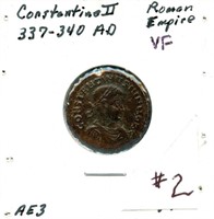 Ancient Roman Constantine II: 337-340 AD - Bronze