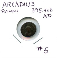 Ancient Roman Arcadius: 395-408 AD - Bronze
