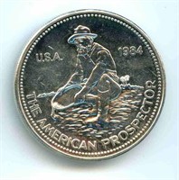 1 oz .999 Fine Silver Round - 1984 American