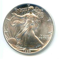 1986 American Silver Dollar - 1 oz .999 Fine