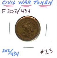 Civil War Token #202-434 U.S. Copper